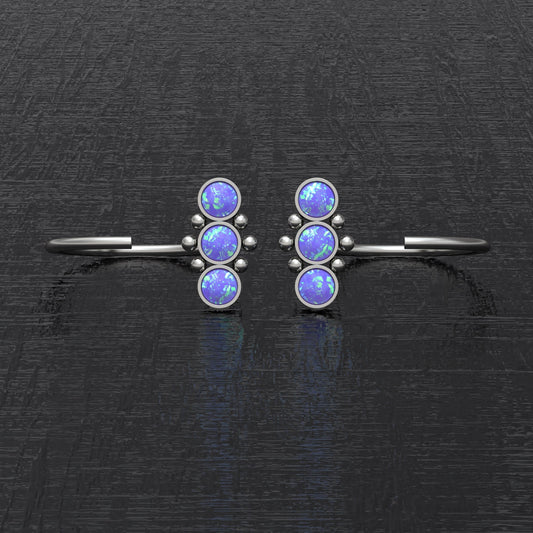 Small Hoop Earrings Titanium - TitaniumFashion