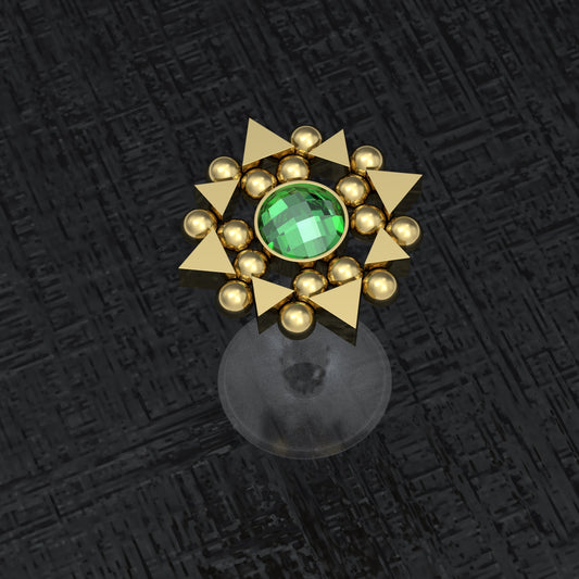 CZ Lip Labret Bioflex - TitaniumFashion