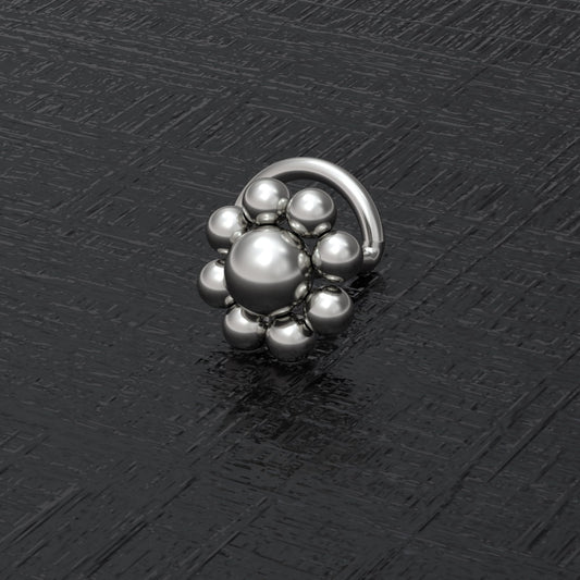 Nose Stud Ring Titanium - TitaniumFashion