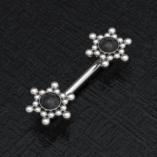 Nipple Barbell Earring Surgical Steel - TitaniumFashion