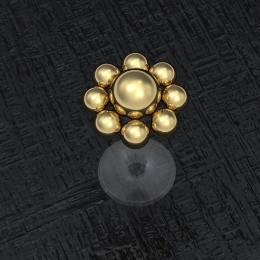 Bioflex Lip Ring - TitaniumFashion