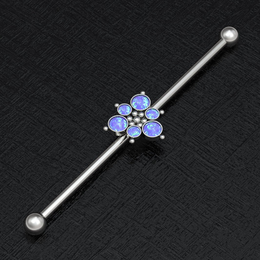 Opal Industrial Jewelry Titanium - TitaniumFashion