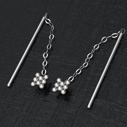 Dangle Chain Earrings - TitaniumFashion