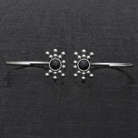 Small Hoop Earrings Titanium - TitaniumFashion