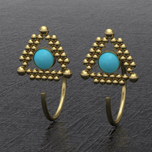 Surgical Steel Tiny Hoop Earrings - TitaniumFashion