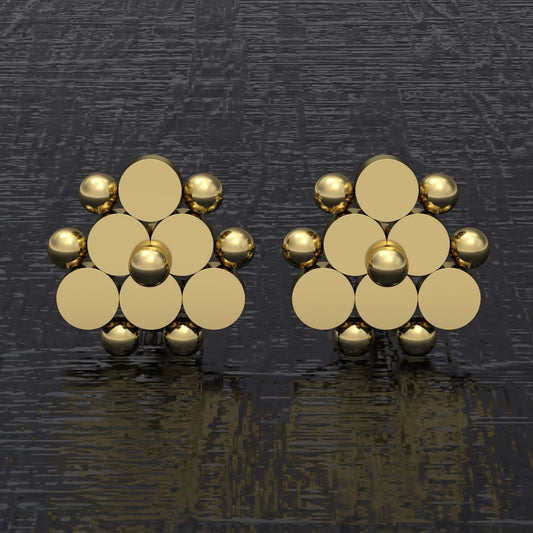 Tiny Stud Earrings Surgical Steel - TitaniumFashion