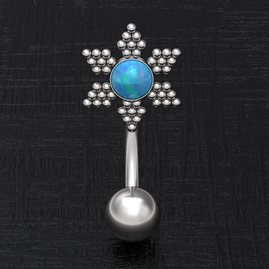 Belly Button Piercing Surgical Steel - TitaniumFashion