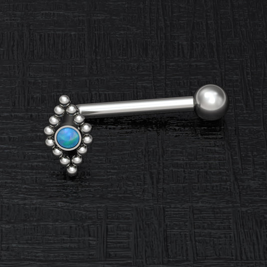 Titanium Vertical Hood Jewelry 14g - TitaniumFashion