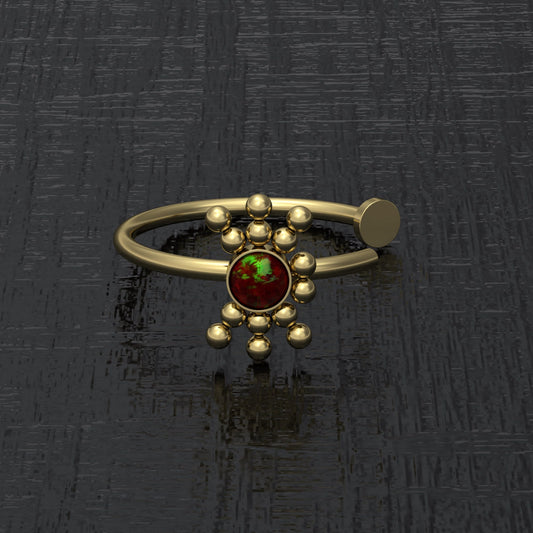 Fake Nose Ring Surgical Steel - TitaniumFashion