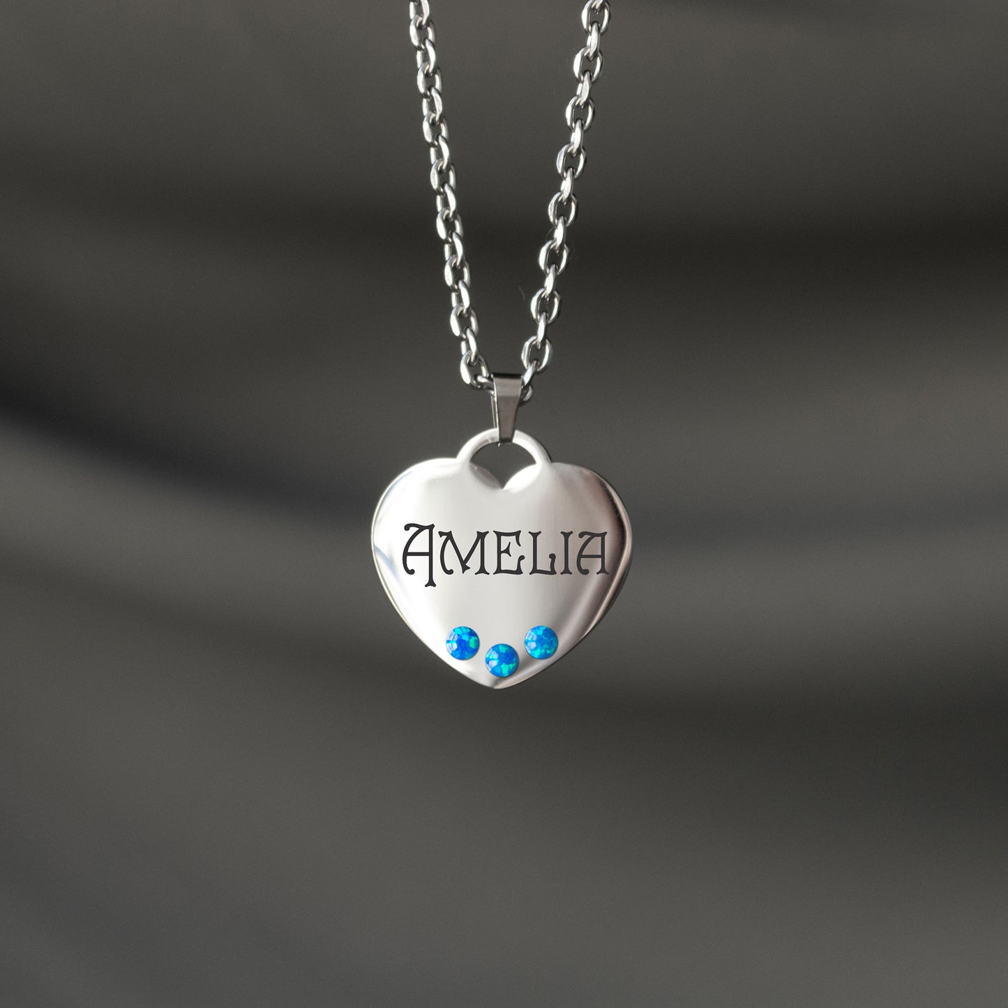 Custom Engraved Necklace – Name or Short Text Jewelry