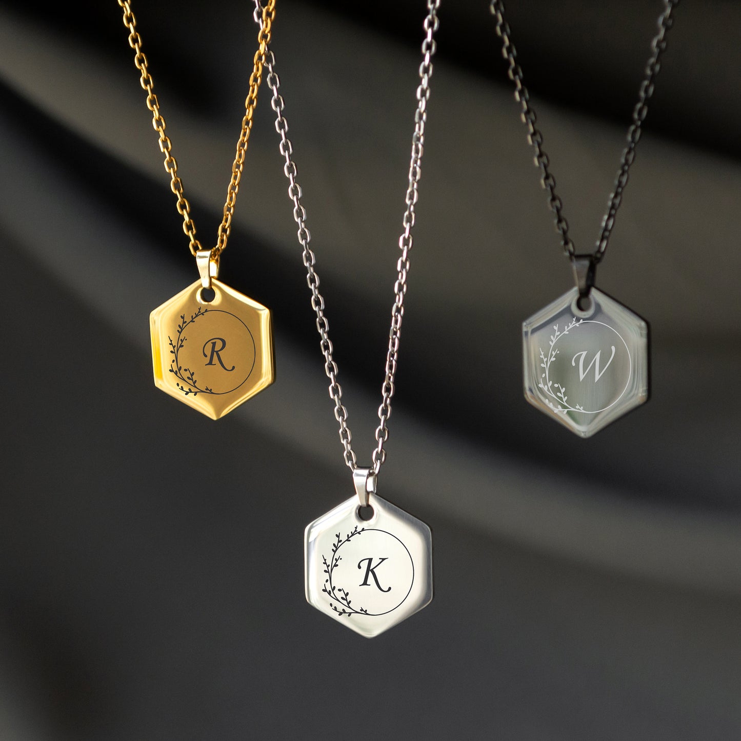 Monogram Necklace – Personalized Initial Jewelry