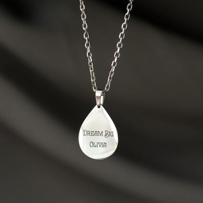 Personalized Word Necklace – Custom Minimalist Pendant