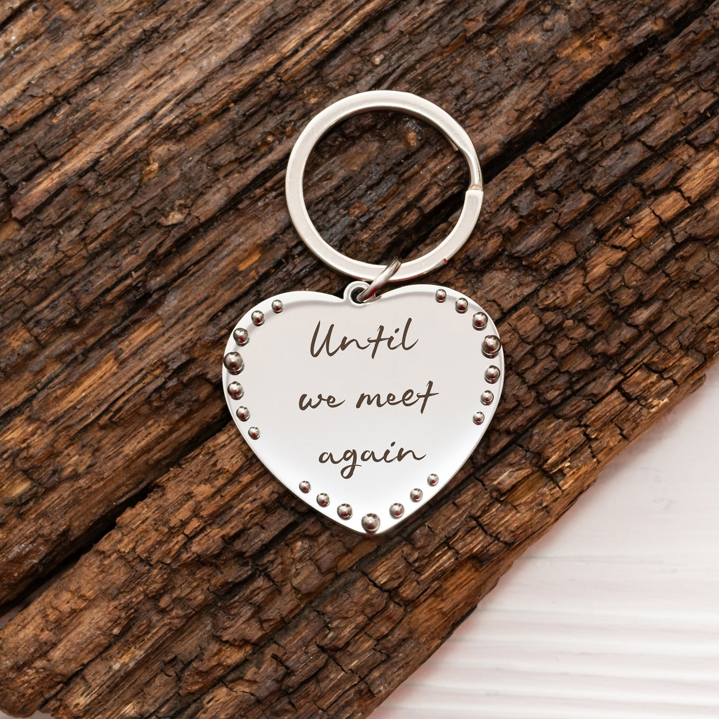 In Memory Keychain - Custom Engraved Memorial Gift