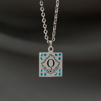 Initial Letter Necklace – Personalized Engraved Pendant