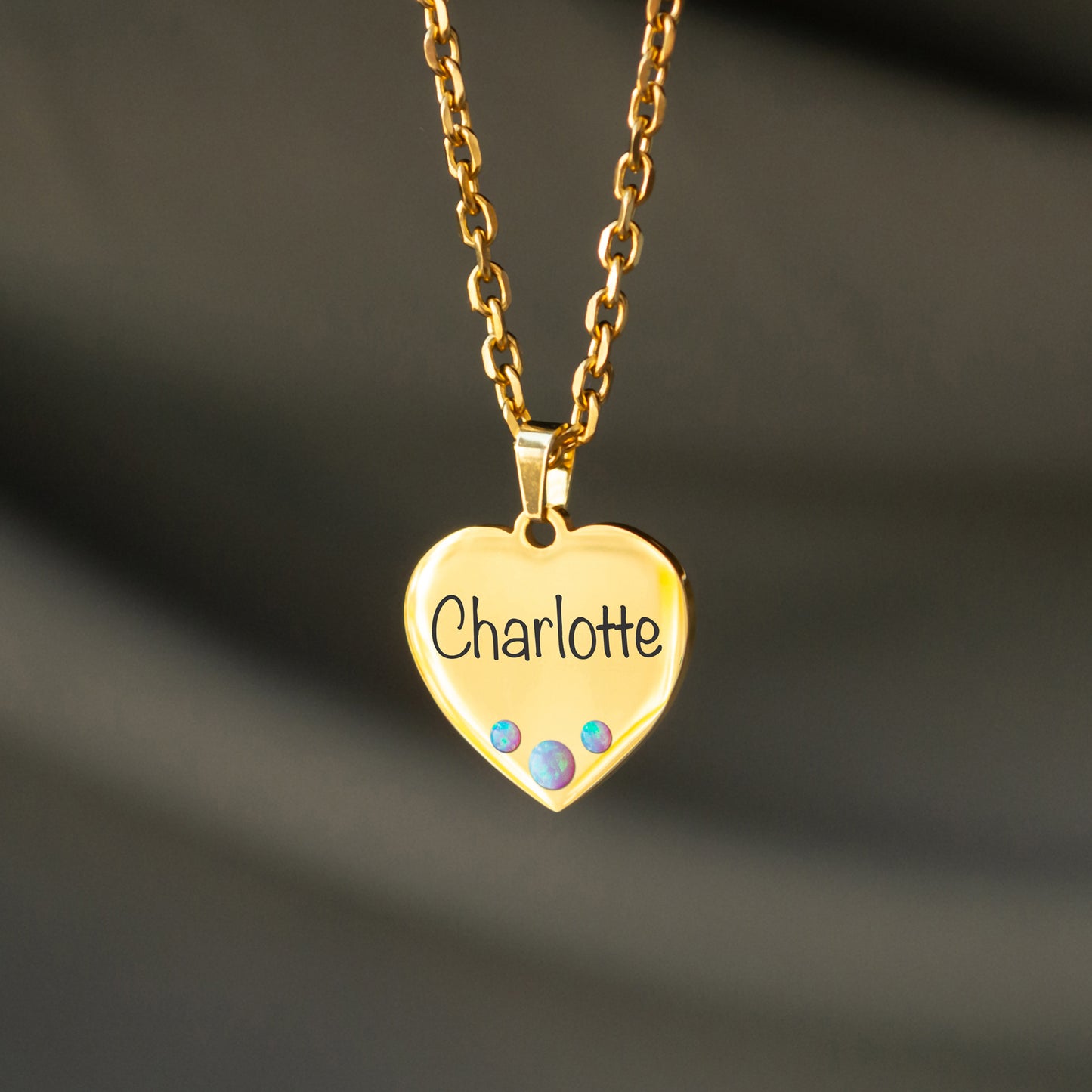 Engraved Bar Necklace – Personalized Name or Phrase Pendant