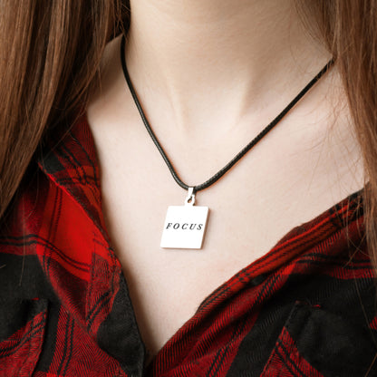 Custom Engraved Necklace – Name or Short Text Jewelry