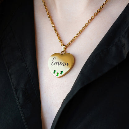 Custom Engraved Pendant – Name or Motivational Quote Jewelry