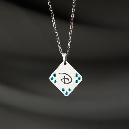 Engraved Letter Necklace – Custom Minimalist Pendant
