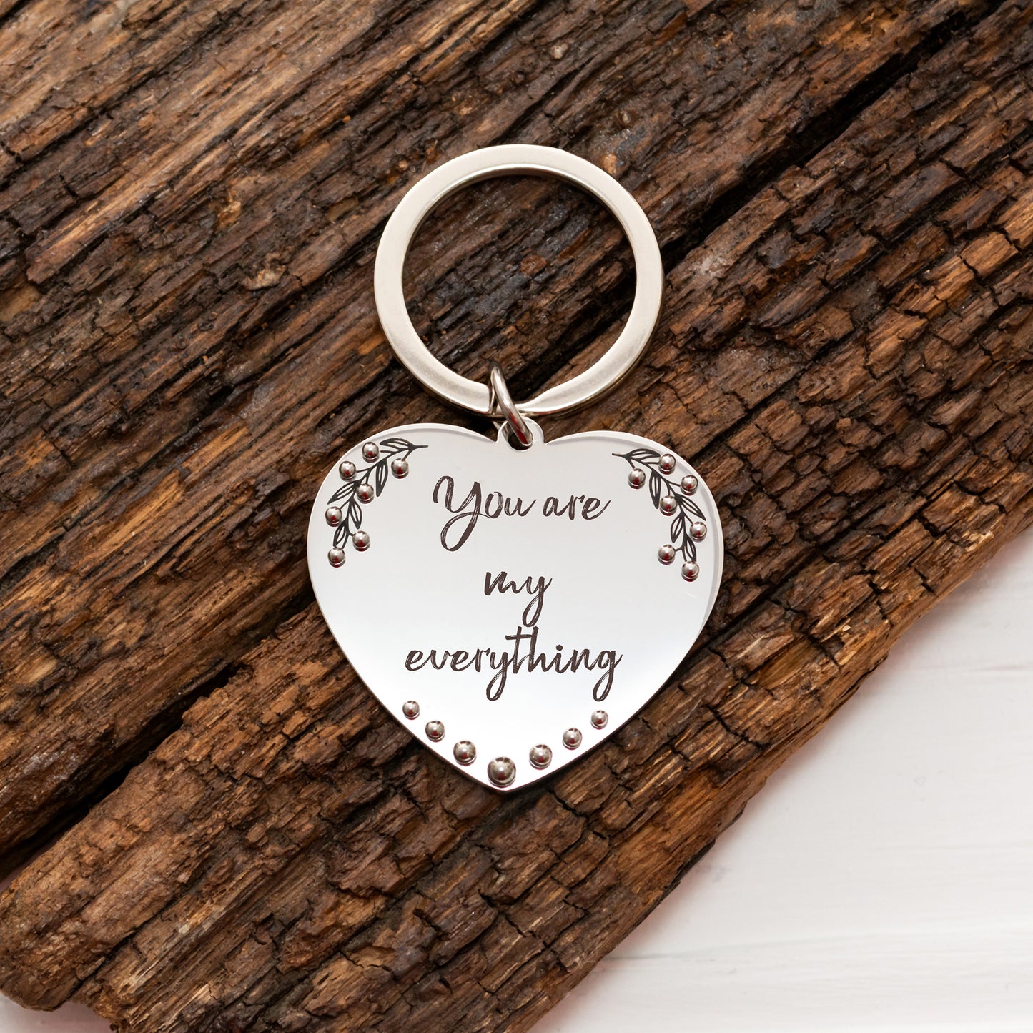 Personalized Gift Keychain - Custom Engraved Keepsake
