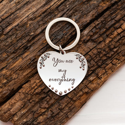 Personalized Gift Keychain - Custom Engraved Keepsake