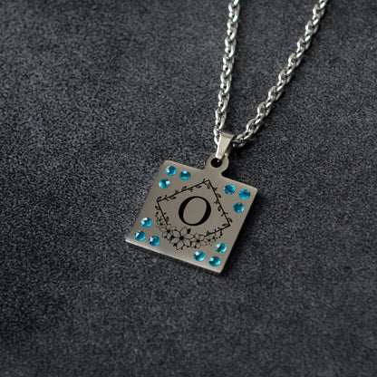 Initial Letter Necklace – Personalized Engraved Pendant