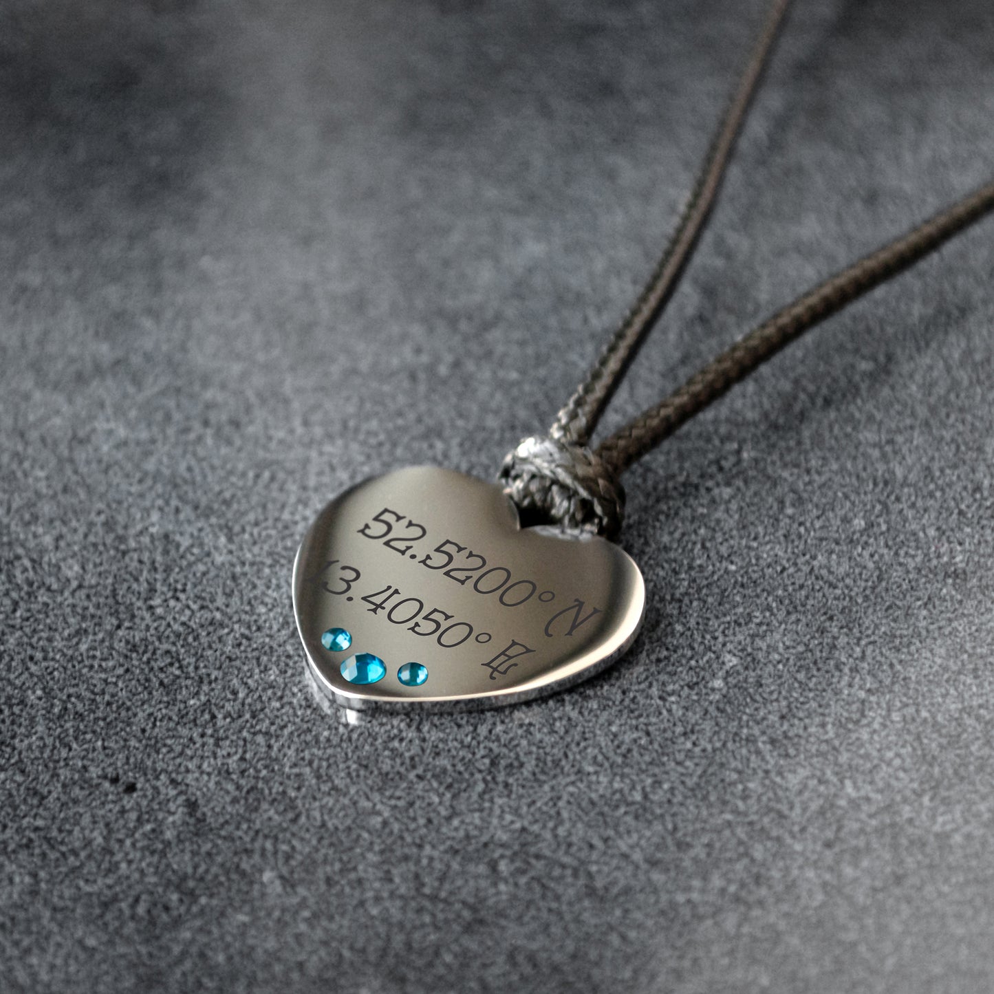 Custom Coordinates Pendant – Latitude Longitude Necklace Gift