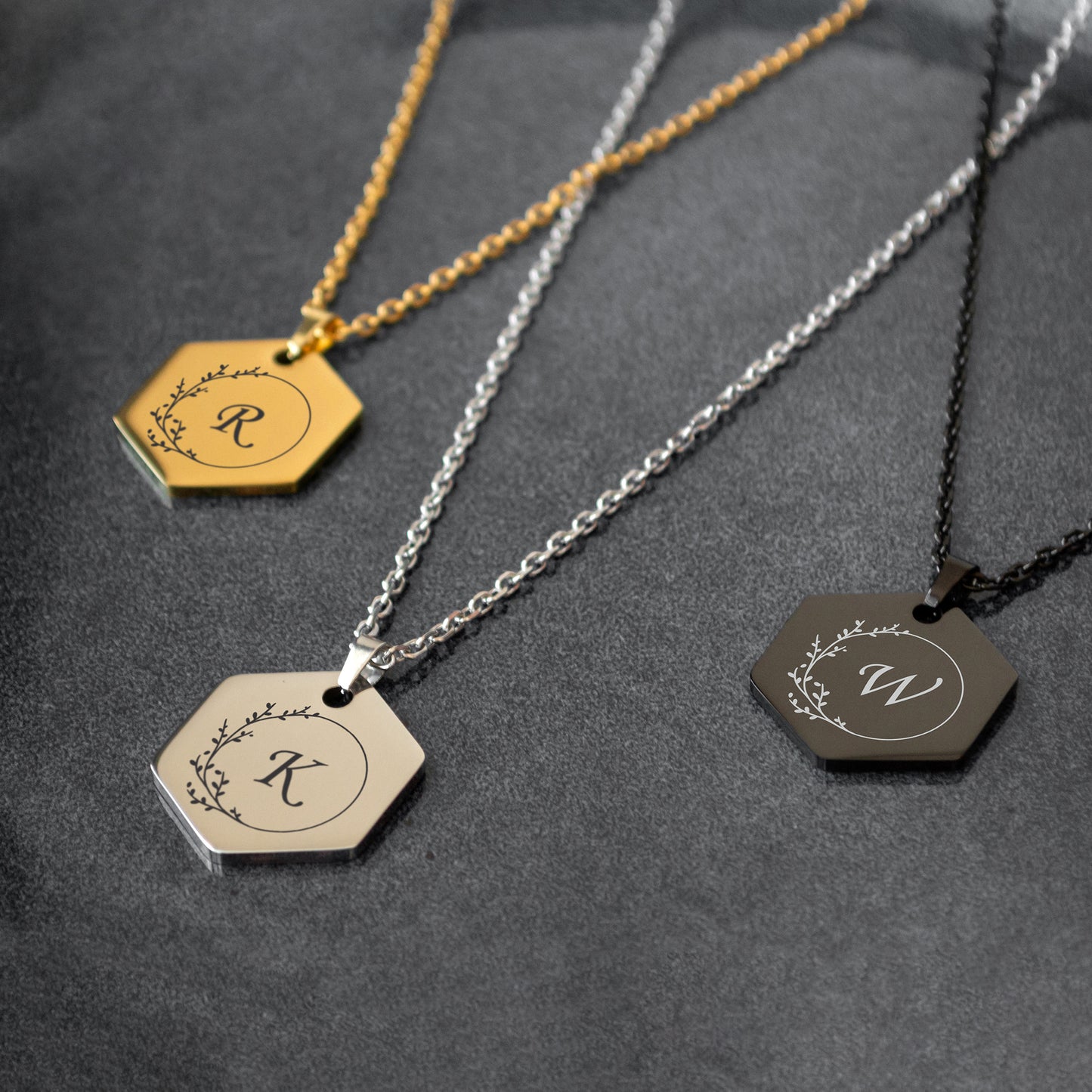 Monogram Necklace – Personalized Initial Jewelry