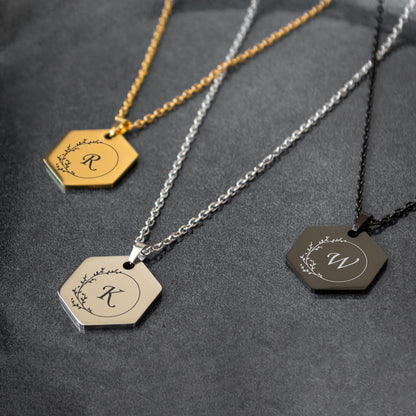 Monogram Necklace – Personalized Initial Jewelry
