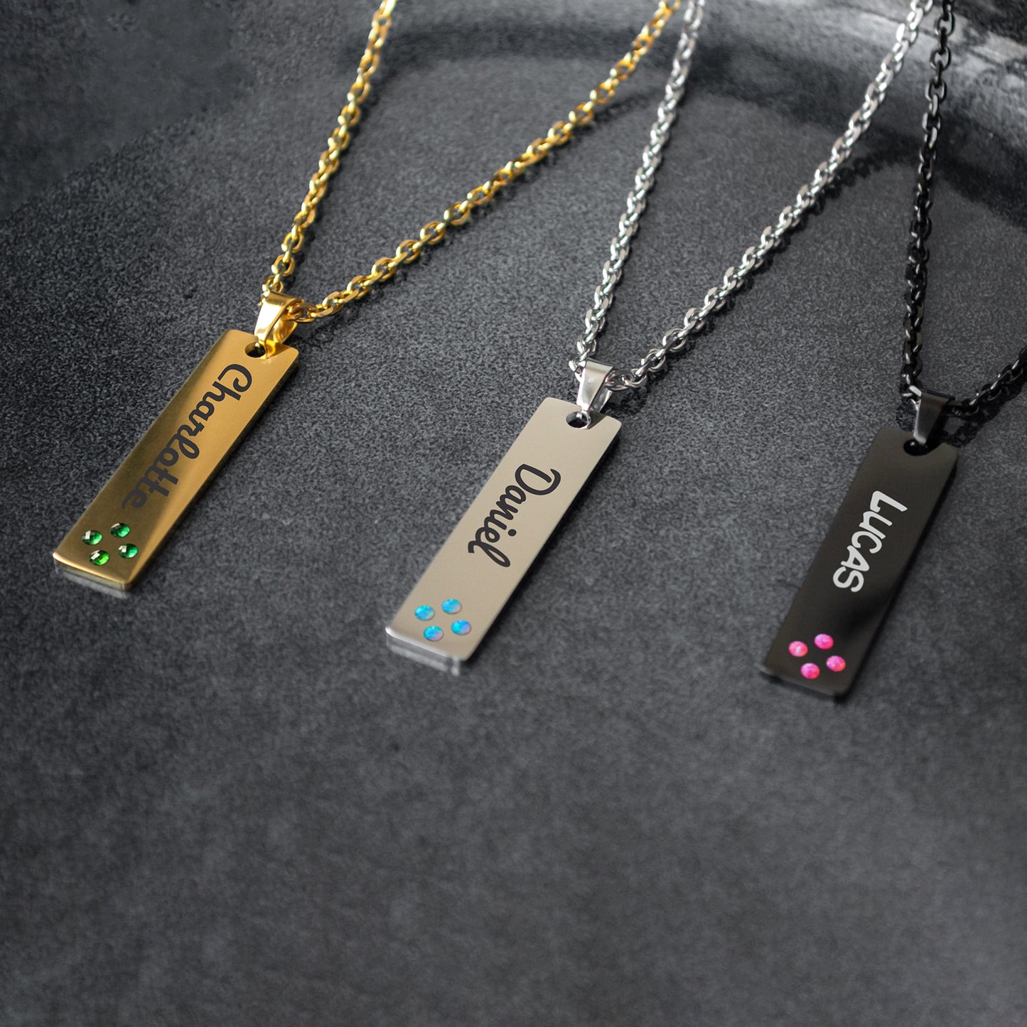 Personalized Text Pendant – Custom Engraved Jewelry Gift