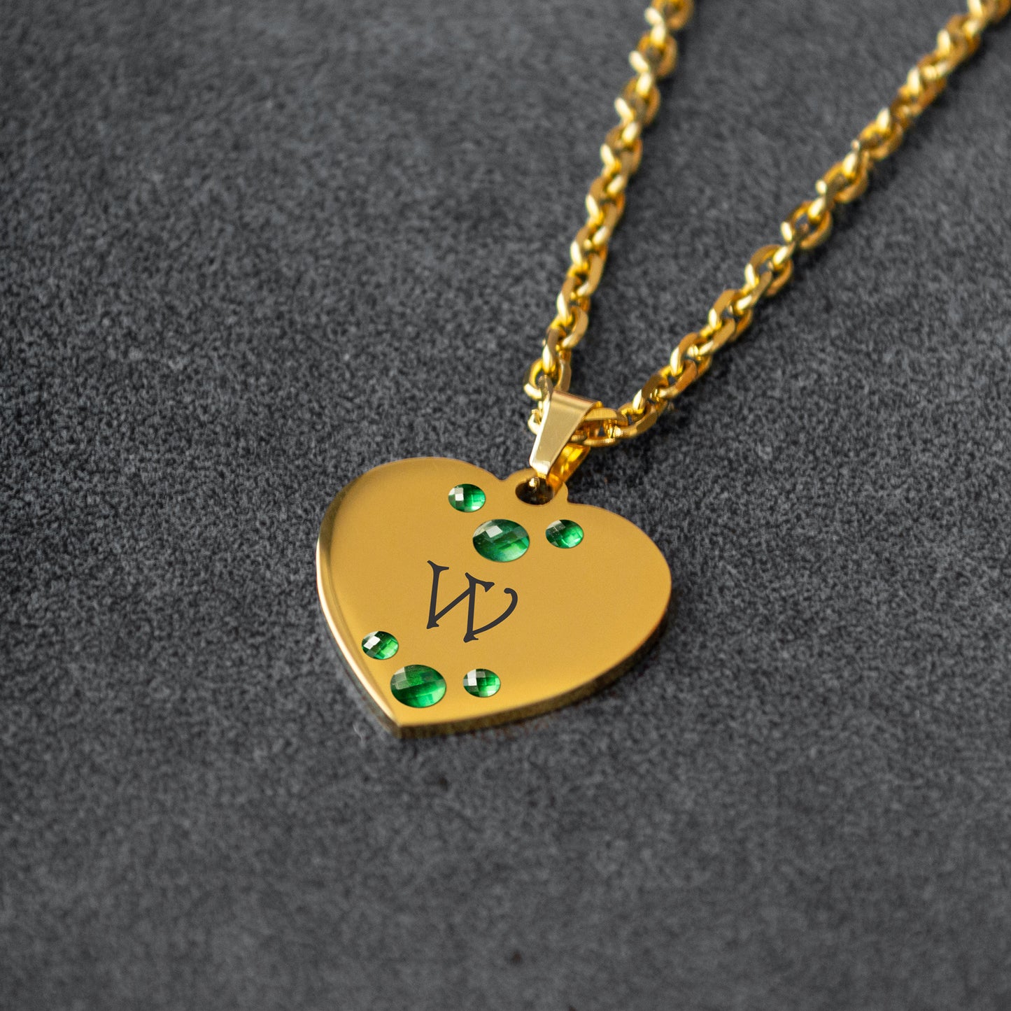 Engraved Initial Necklace – Custom Letter Pendant