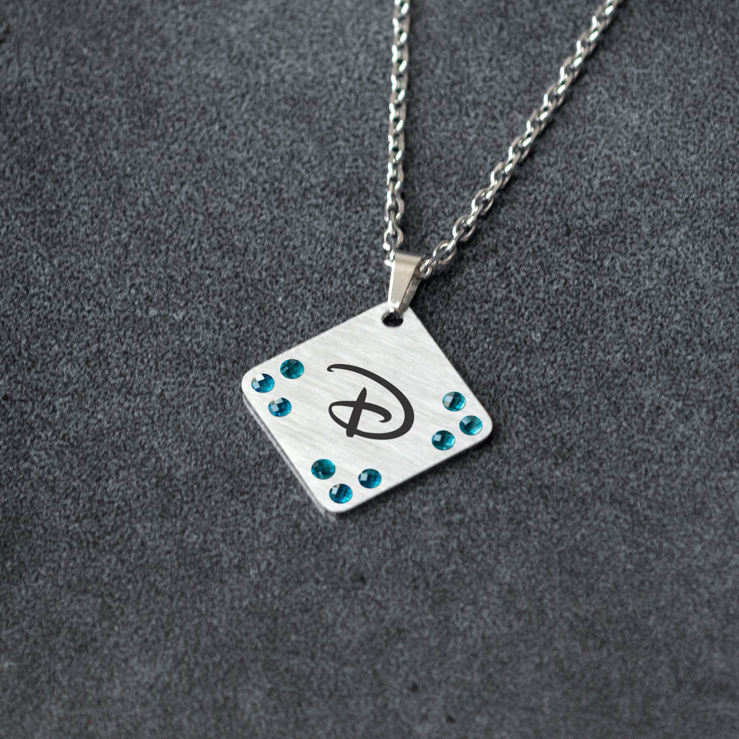 Engraved Letter Necklace – Custom Minimalist Pendant