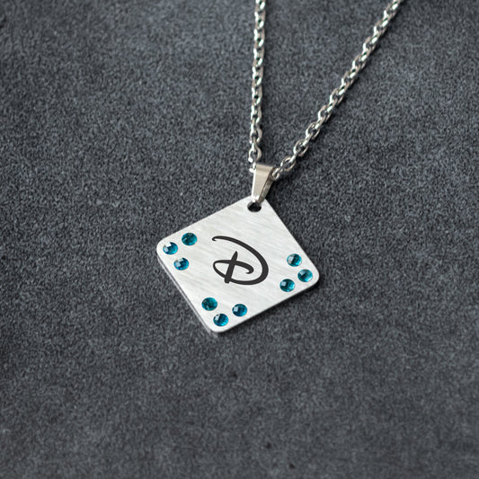 Engraved Letter Necklace – Custom Minimalist Pendant