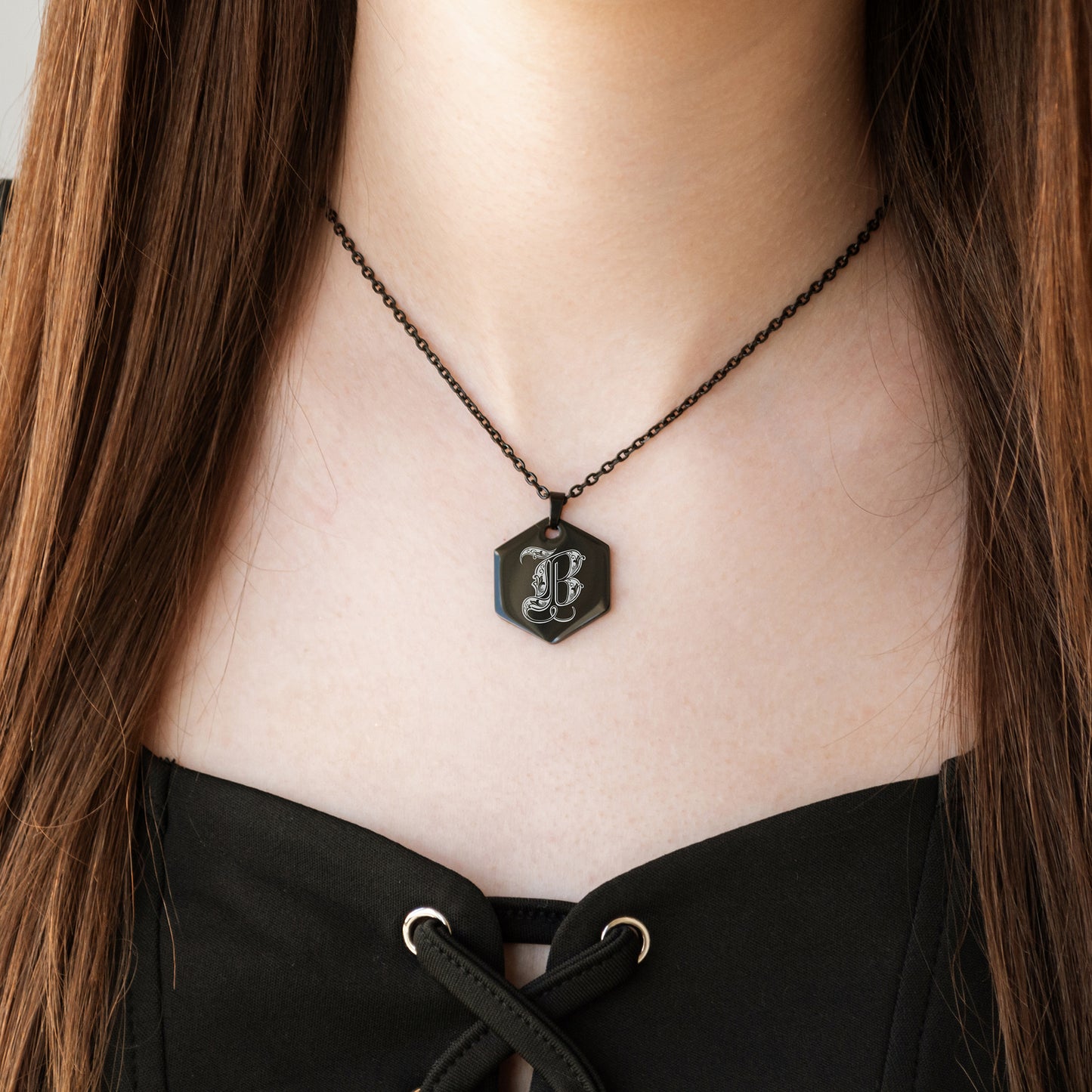 Dainty Initial Necklace – Personalized Letter Charm