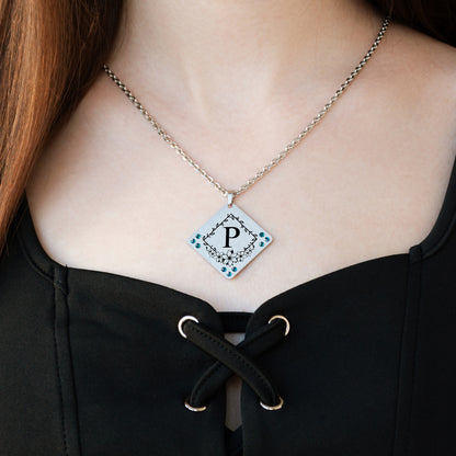 Minimalist Initial Necklace – Custom Engraved Jewelry