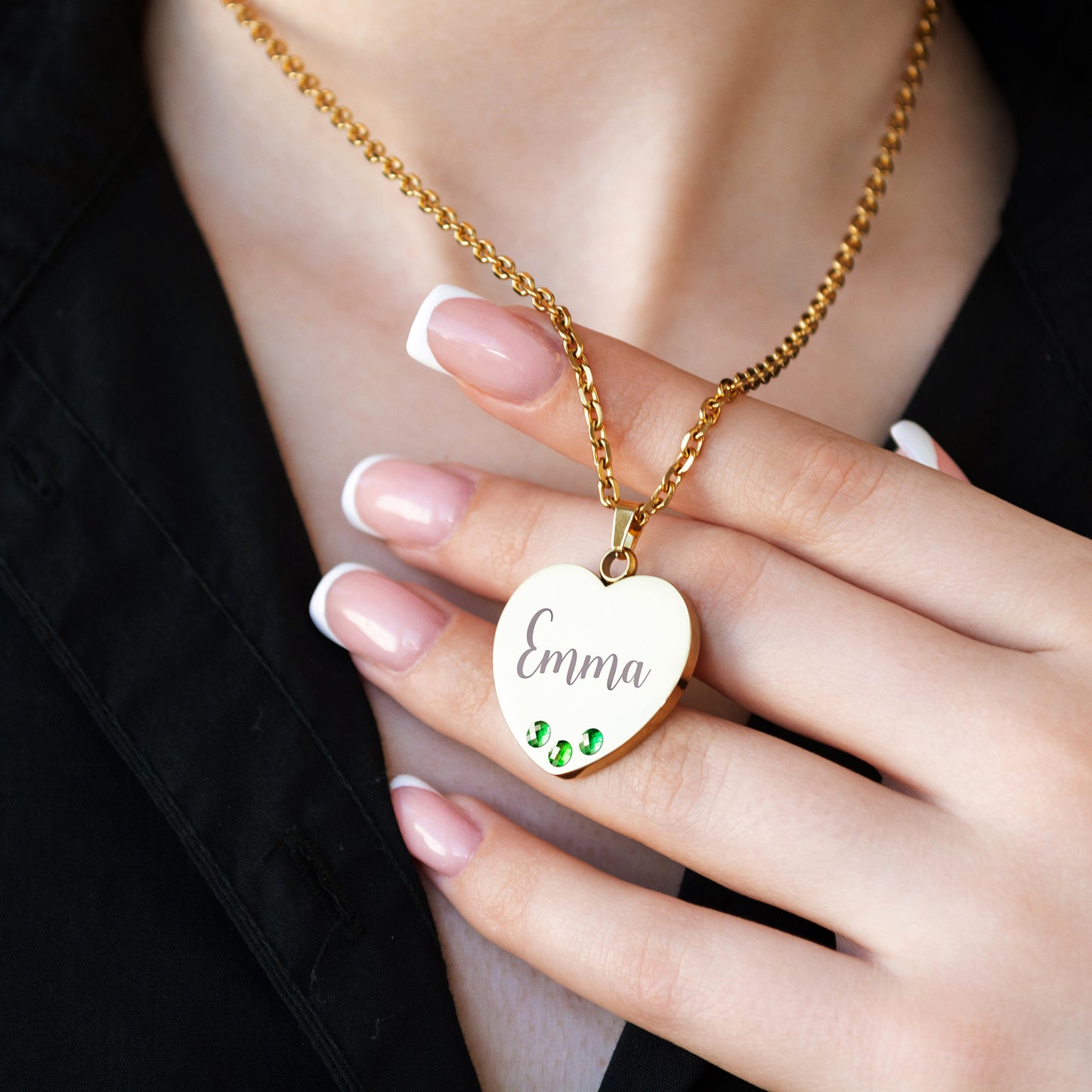 Custom Engraved Pendant – Name or Motivational Quote Jewelry