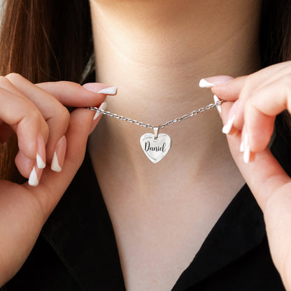 Custom Name Pendant – Personalized Engraved Necklace