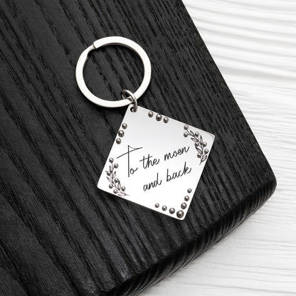 Love Note Keychain - Custom Keepsake with Your Message