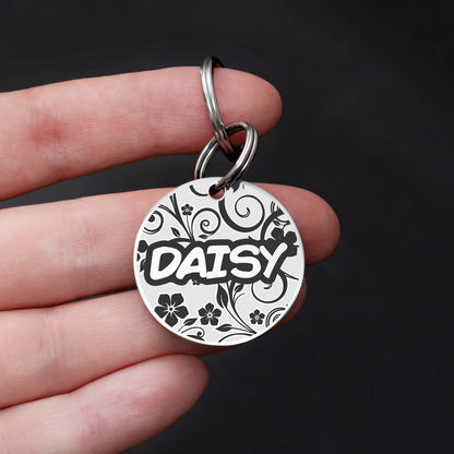 Double Sided Pet Tag - Custom Engraved ID with Phone Number