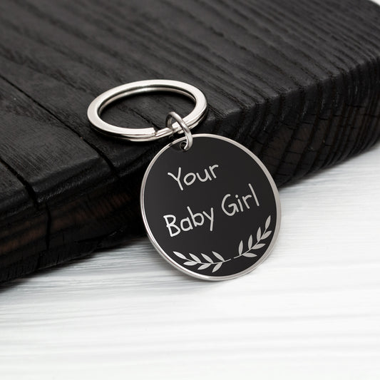 Personalized Keychain - Family Message Engraving