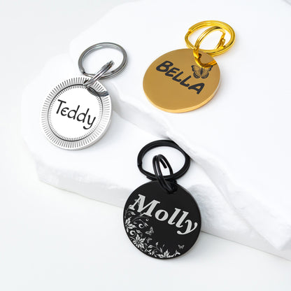 Double Sided Pet Tag - Custom Engraved ID with Phone Number