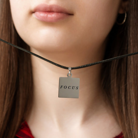 Custom Engraved Necklace – Name or Short Text Jewelry