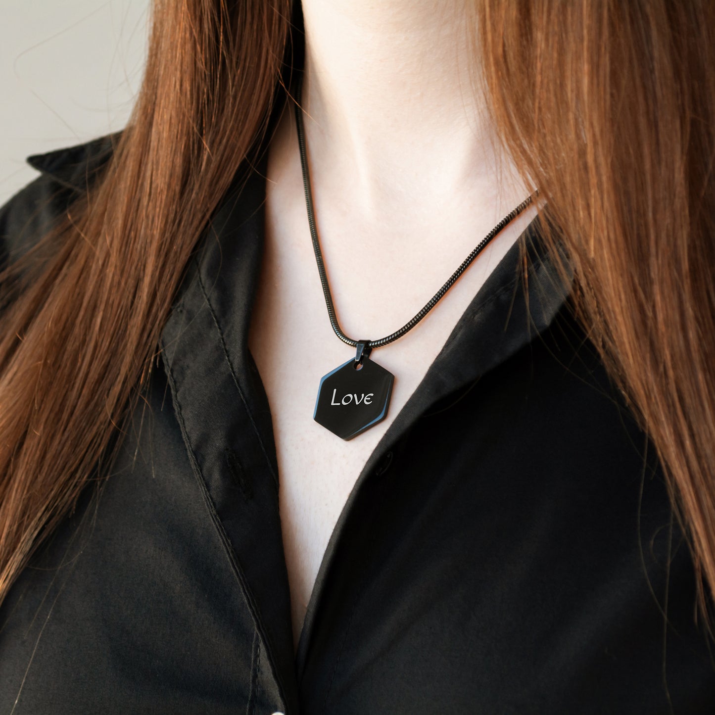 Personalized Text Pendant – Custom Engraved Jewelry Gift