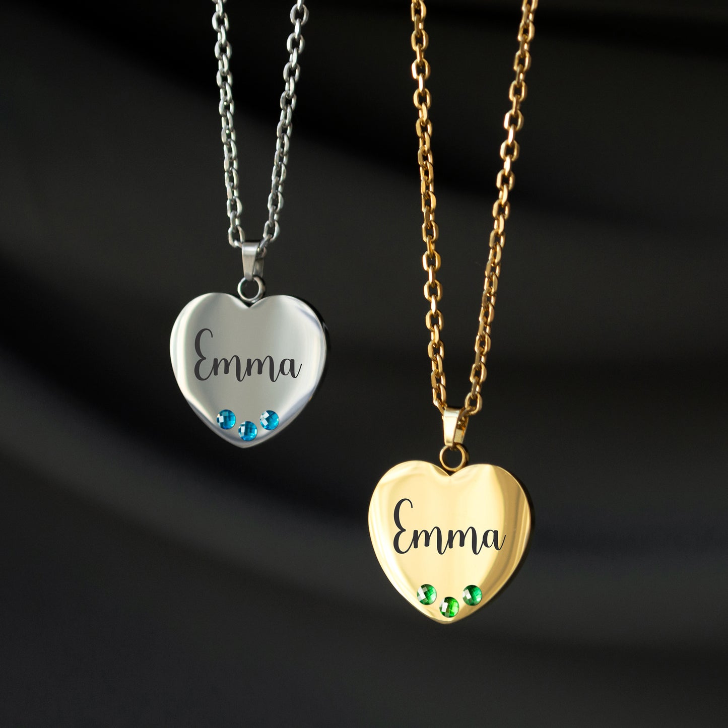 Custom Engraved Pendant – Name or Motivational Quote Jewelry