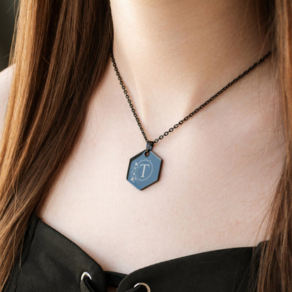 Minimalist Initial Necklace – Custom Engraved Jewelry