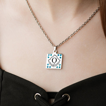 Initial Letter Necklace – Personalized Engraved Pendant