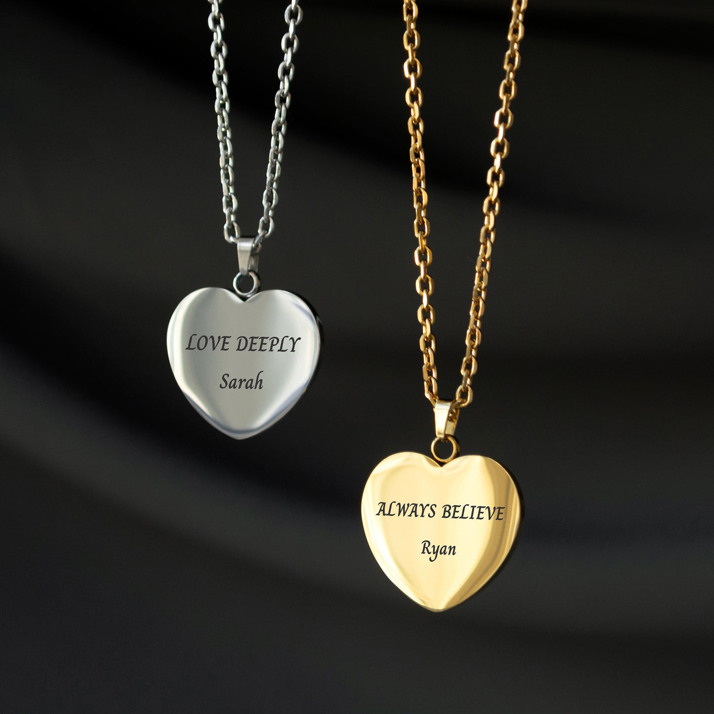 Personalized Text Pendant – Custom Engraved Jewelry Gift