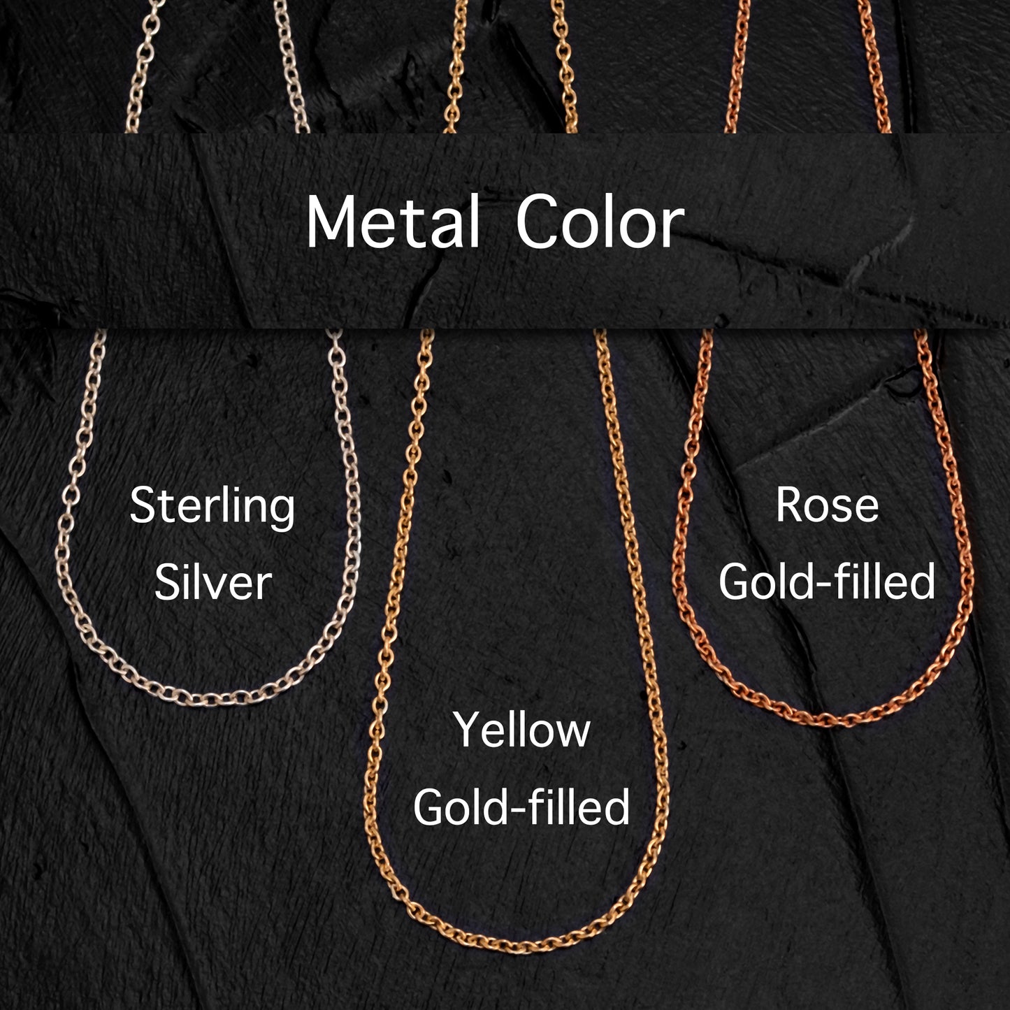 Elegant Customizable Bead Necklace in Silver or Gold-Filled