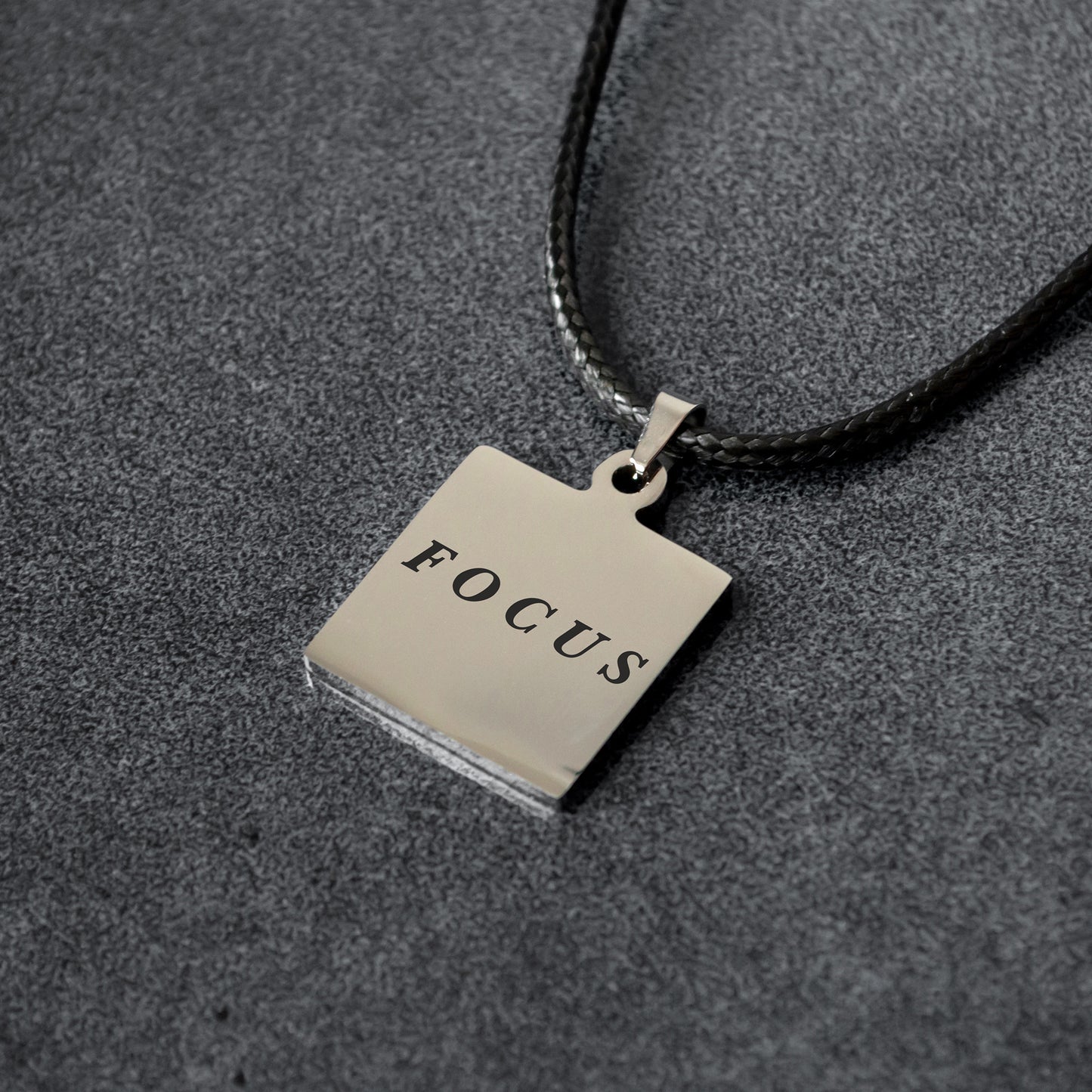 Custom Engraved Necklace – Name or Short Text Jewelry