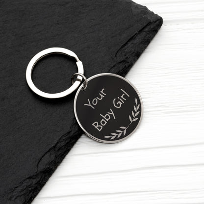 Personalized Keychain - Family Message Engraving