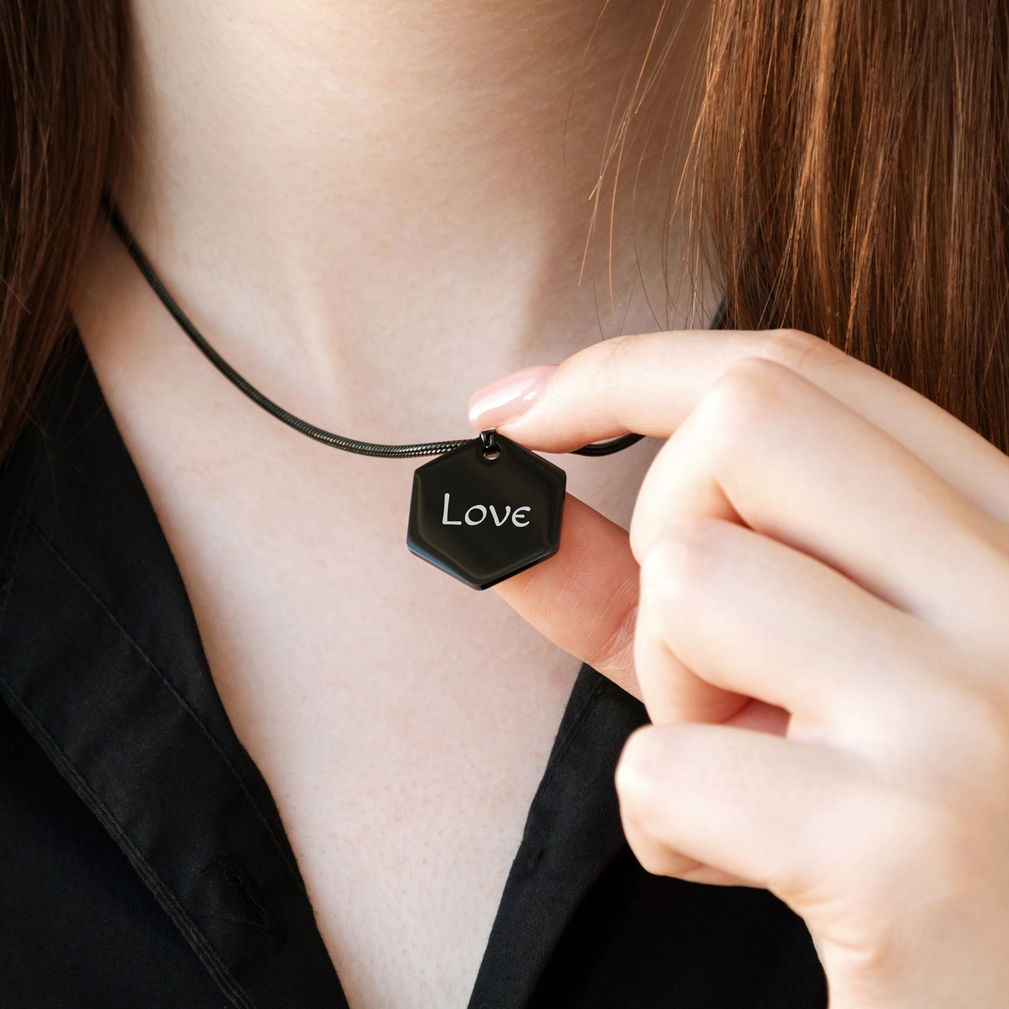 Personalized Text Pendant – Custom Engraved Jewelry Gift